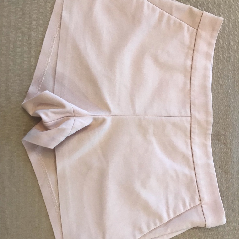 Pale pink shorts